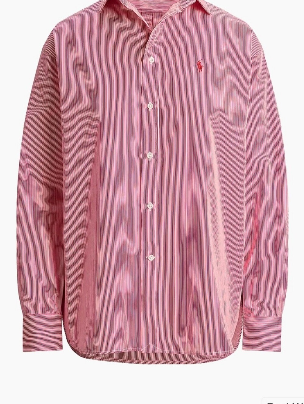Men’s top by Nautica shirt stripped red white Heritage men’s long sleeve…